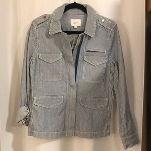 Ann Taylor LOFT striped jacked